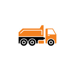 Fototapeta premium Heavy vehicle related icon on background for graphic and web design. Simple illustration. Internet concept symbol for website button or mobile app.
