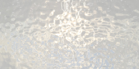 Water surface.  Raindrops. Ripple effect.  Panoramic illustration 