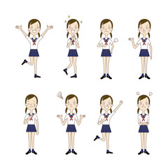 イラスト：セーラー服を着た女子学生