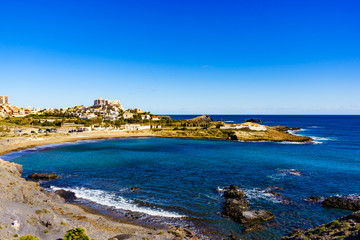 Naklejka na ściany i meble Sea coast landscape in Spain