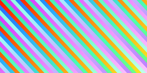 Colorful gradient lines background. Flat rainbow style