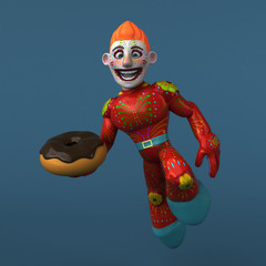 Mexican hero - 3D Illustration