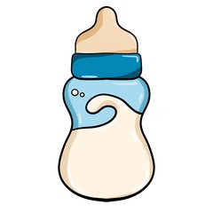  illustration of a bottle of milk