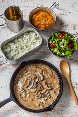 ロシア料理ストロガノフ Russian style stew (stroganoff)