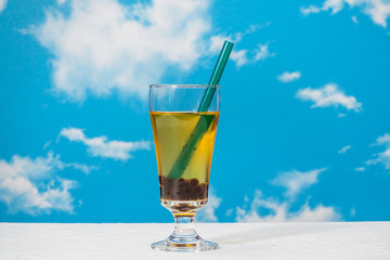 タピオカアイスティー　タピオカドリンク　Asian style Tapioca bubble tea
