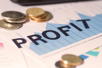 Business investment statement, economic and financial investment statistics