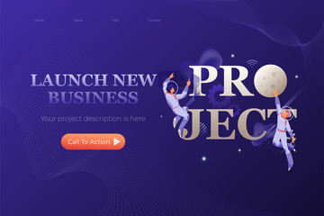 Business Project Header Template