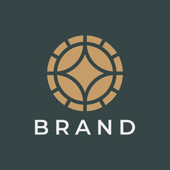 Diamond logo design concept. Universal diamond logo.