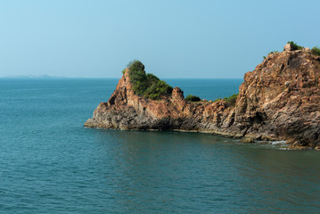 Nivti rock at Nivti, Sindhudurg, Maharashtra, India