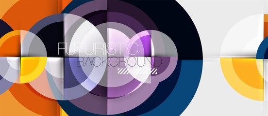 Circular geometrical design template
