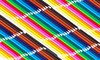 Colored pencils abstract background.