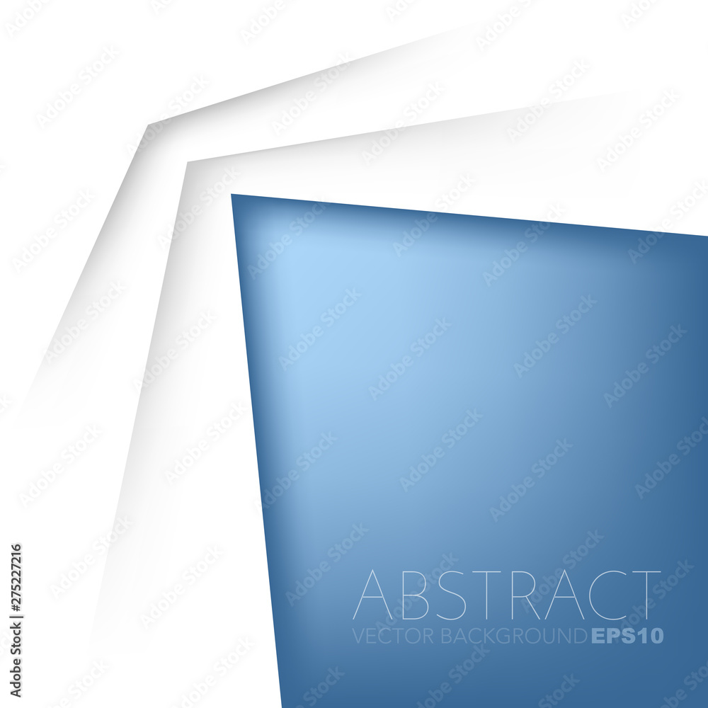 Poster blue vector abstract background with squares