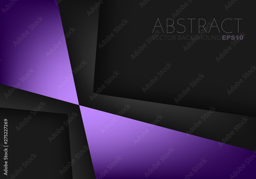 Poster purple vector abstract background with copy space for text