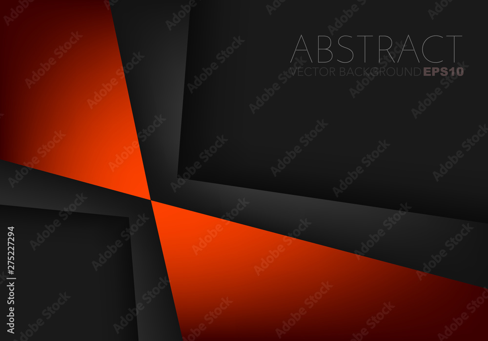 Poster red vector abstract background with copy space for your text