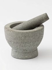 stone mortar with handle