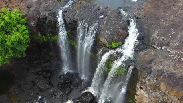 Cambodia ,  Boo Sra waterfall at Mondulkiri province , north Kingdom of Cambodia