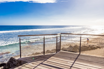 Obraz premium pier on the sea, Saint-Gilles, Réunion Island 