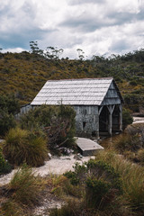 Cradle Mountain lake hut hiking Tasmania Australia