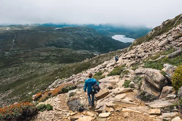Crédence de cuisine en verre imprimé Mont Cradle Cradle Mountain hiking Tasmania Australia