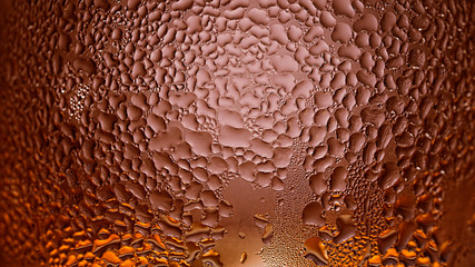 Abstract condensate background, water drop macro