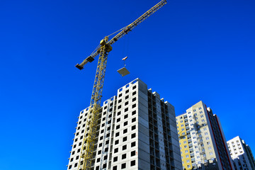 Fototapeta premium Construction of a house
