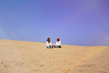 砂漠でひと休み