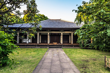 Tokyo - May 23, 2019: Tennoji temple in Tokyo, Japan