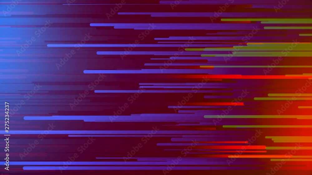 Poster colorful background of horizontal and diagonal rays moving towards each other. animation. bright nar