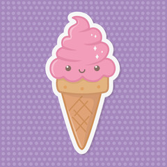 Summer and delicious ice cream design