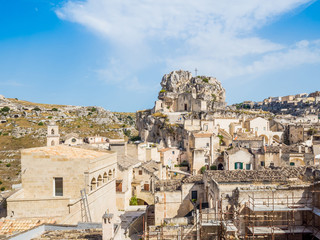 Fototapeta na wymiar San Pietro Caveoso, Sassi di Matera, UNESCO World Heritage Site