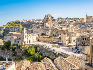 Fototapeta na wymiar San Pietro Caveoso, Sassi di Matera, UNESCO World Heritage Site