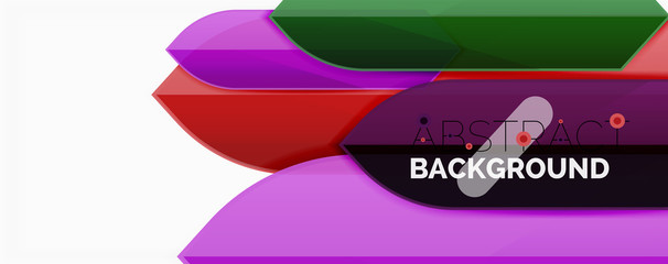 Abstract color lines dynamic background, modern material design style