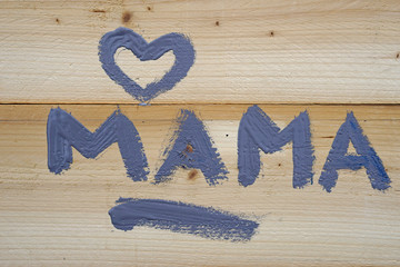 Love mom written in Dutch