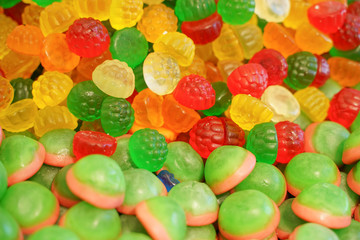 Fototapeta na wymiar sweet candies in the store