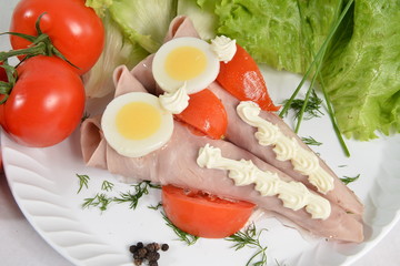 cornet de jambon