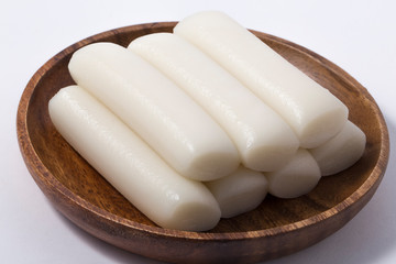 Korean bar rice cake. Korean traditional food.