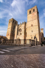 The Cathedral of Santa Maria in Siguenza in the province of Guadalajara (Castilla la Mancha, Spain)