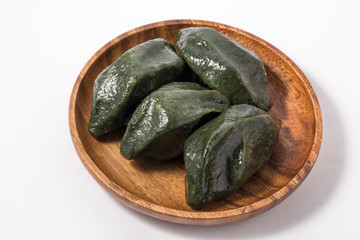 Korean rice cake called Songpyeon. Half-moon Rice Cake