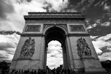 Arco del triunfo B&W