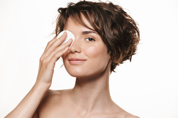 Fototapeta premium Beauty portrait of a lovely young topless woman