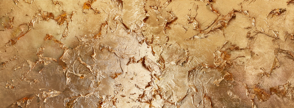 Detail of a gilded wall