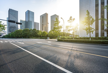 Fototapeta premium road in city