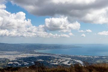 大佐渡スカイラインからの相川と佐渡金山