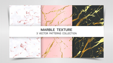 Backgrounds and Textures of Marble Premium Set Patterns Collection Template, Suitable for Luxury Products Brands such as Various Greeting Cards or Architectural and Decorative.