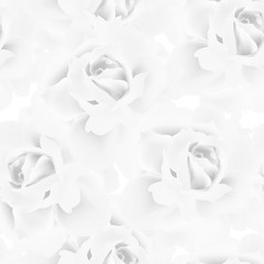 Fototapeta premium Beautiful seamless pattern with Rose. Vector illustration. EPS 10