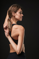 Fototapeta premium Attractive young healthy fitness woman