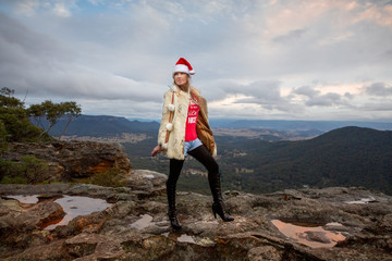 Obraz premium Boho Christmas in the mountains