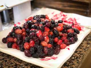 mix of home made sweets - mini cakes