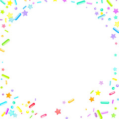 Obraz premium Sprinkles Cupcake donuts, dessert, bakery