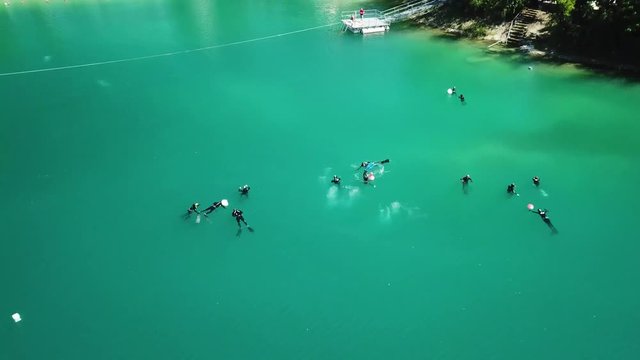 Sub on a Lake